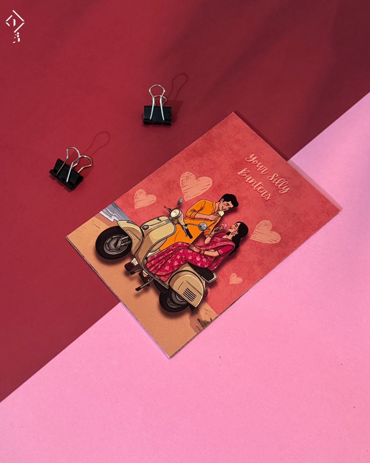 Yaar Silly Banters – Romantic Scooter Love Card